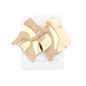 Retro Geometric Round Square Alloy Patchwork Drop Earrings